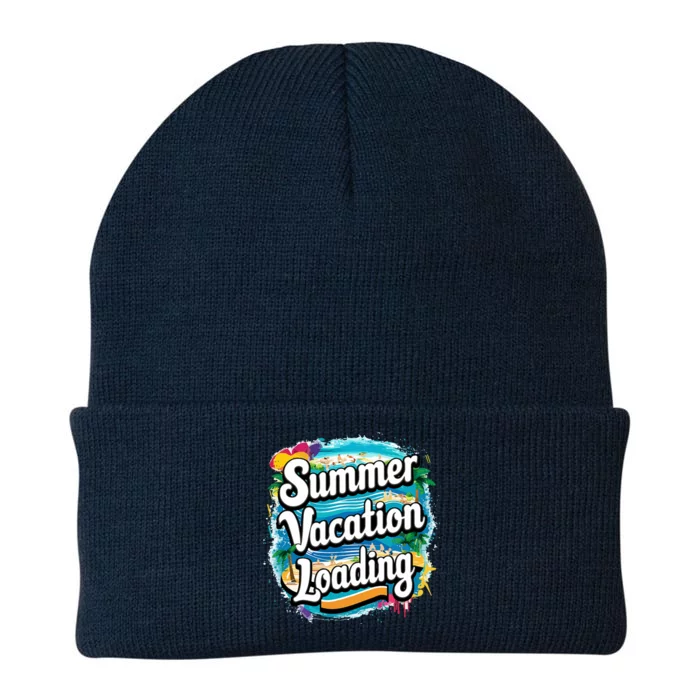 Summer Vacay Loading Summer Teacher End Of The Year Meaningful Gift Knit Cap Winter Beanie