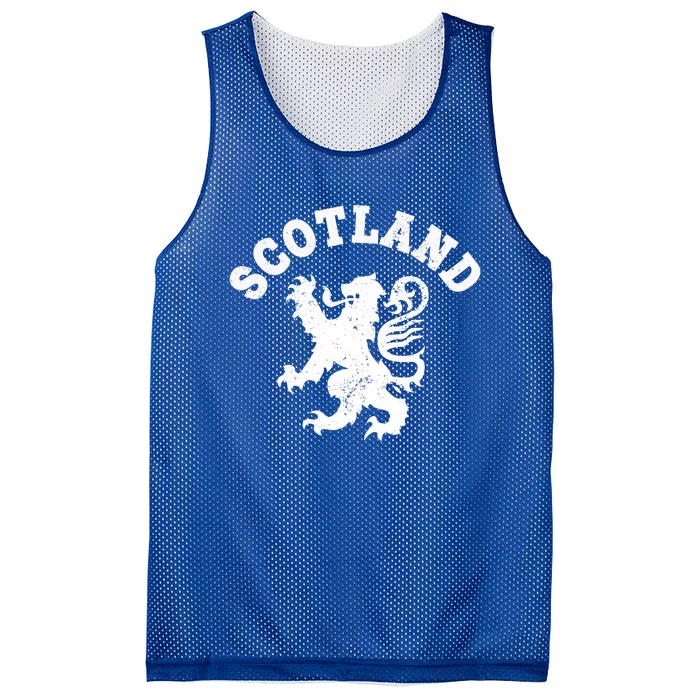 Scotland Vintage Lion Scottish Pride Gift Uk Cute Gift Mesh Reversible Basketball Jersey Tank