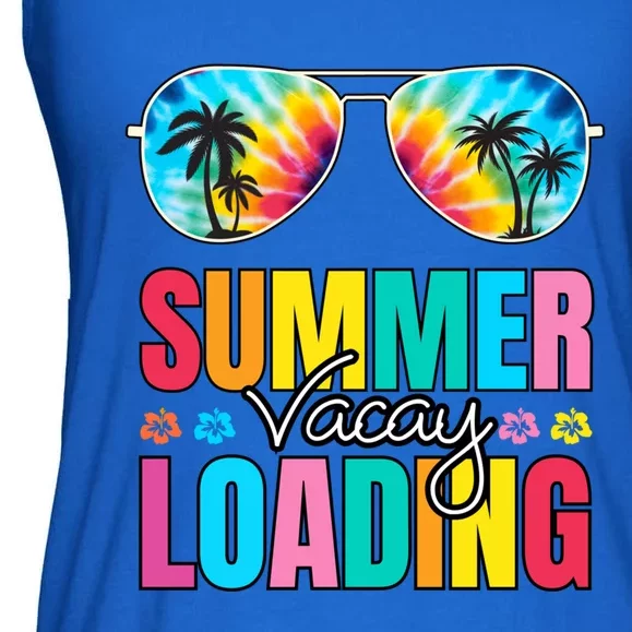 Summer Vacay Loading Last Day Of School 2024 Great Gift Ladies Essential Flowy Tank