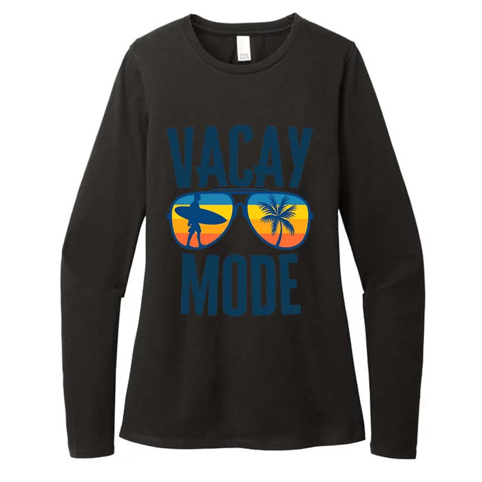 Summer Vacay Mode Matching Family Vacation Beach Trip Womens CVC Long Sleeve Shirt