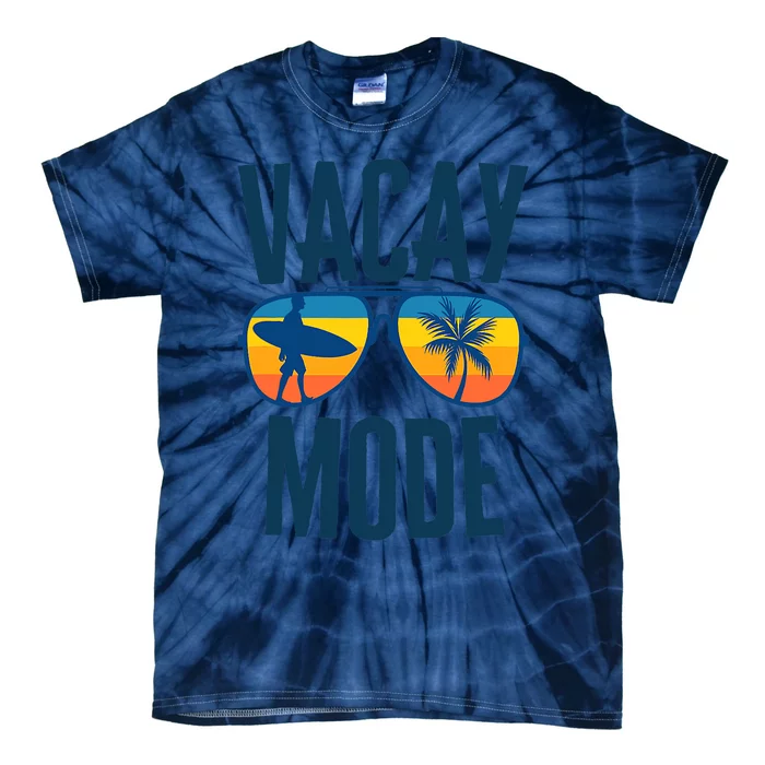 Summer Vacay Mode Matching Family Vacation Beach Trip Tie-Dye T-Shirt