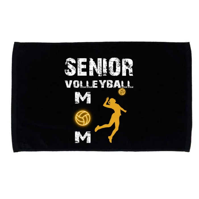 Senior Volleyball Mom Gift Microfiber Hand Towel