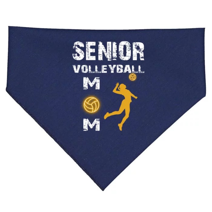 Senior Volleyball Mom Gift USA-Made Doggie Bandana