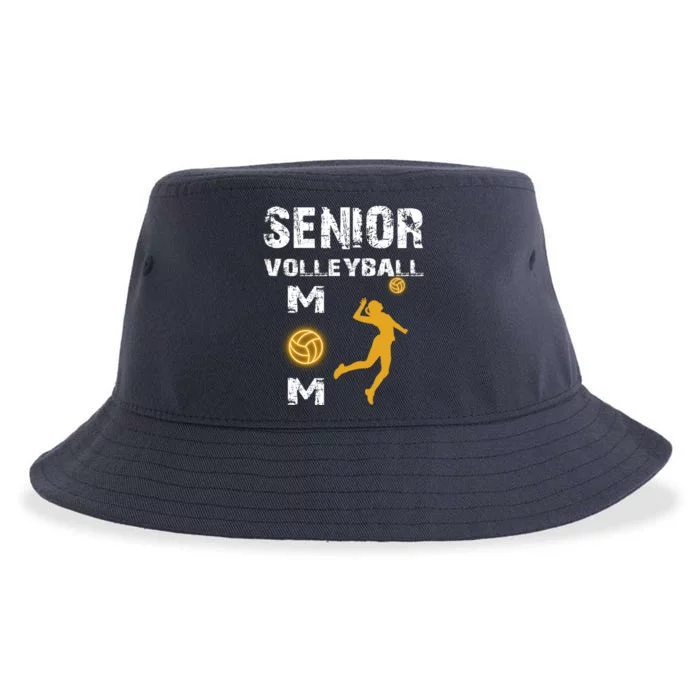 Senior Volleyball Mom Gift Sustainable Bucket Hat