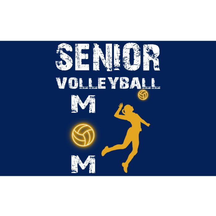 Senior Volleyball Mom Gift Bumper Sticker