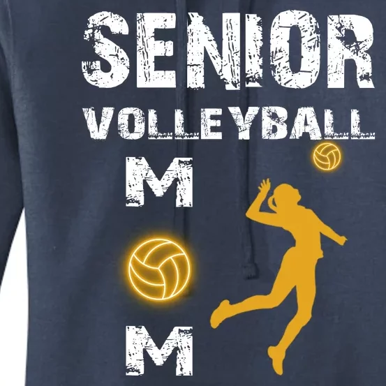 Senior Volleyball Mom Gift Women's Pullover Hoodie