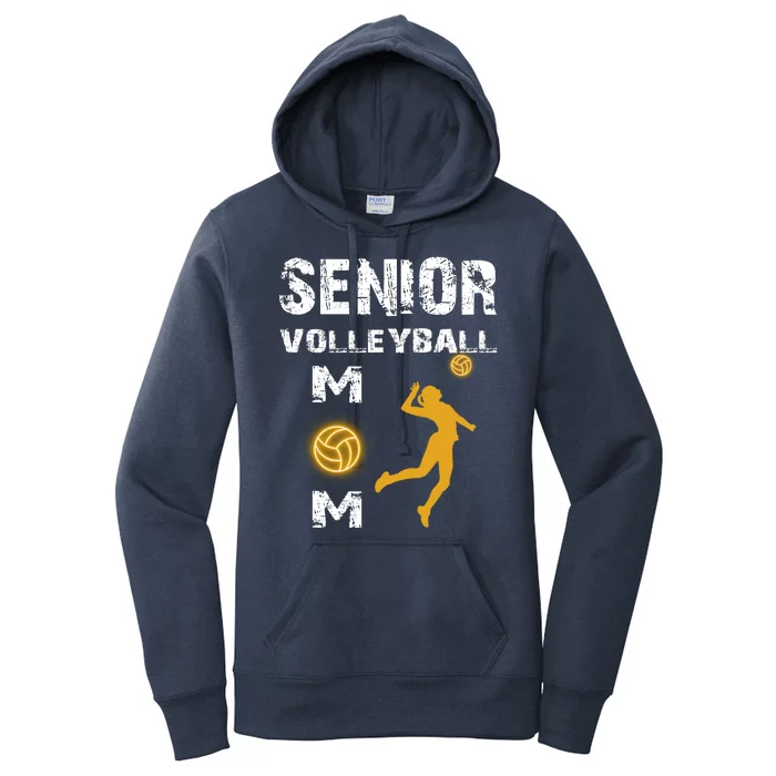 Senior Volleyball Mom Gift Women's Pullover Hoodie