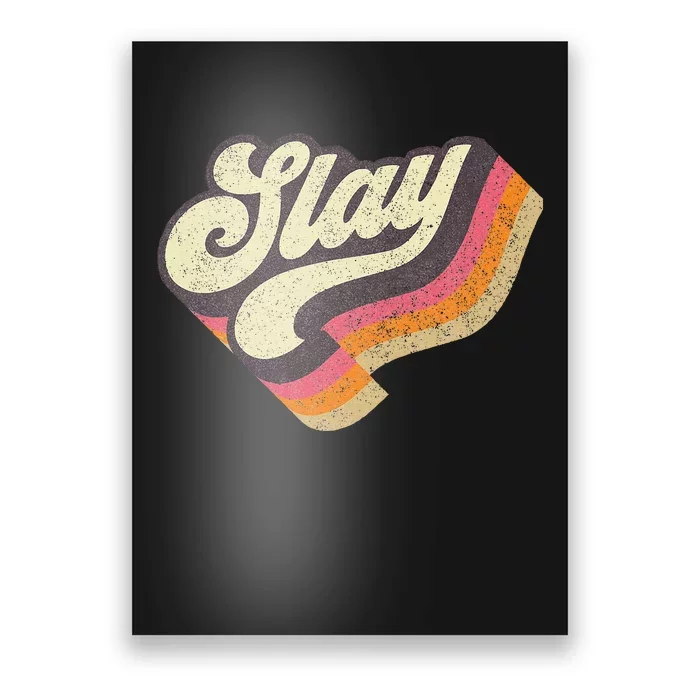 Slayinternet Viral Meme Dank Slang Vintage Style Retro Poster