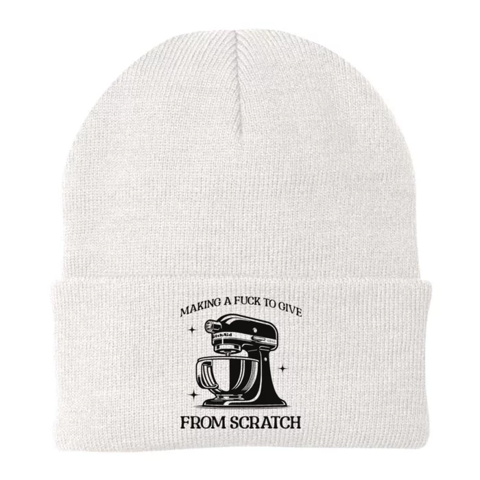 Sarcastic Vulgar Making A Fuck To Give Knit Cap Winter Beanie