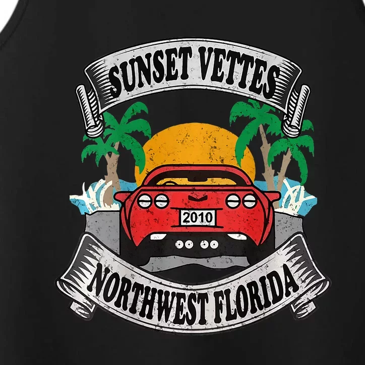 Sunset Vettes Of Northwest Florida Performance Tank