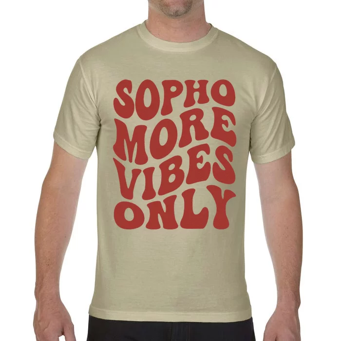 Sophomore Vibes Only First Day Of School 1st Day 10th Grade Comfort Colors T-Shirt