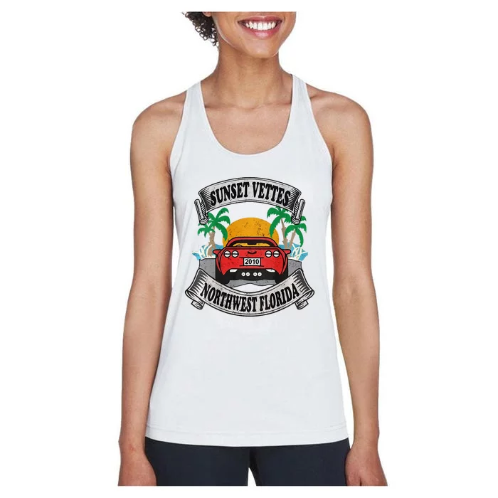 Sunset Vettes Of Northwest Florida Women's Racerback Tank