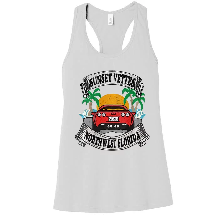 Sunset Vettes Of Northwest Florida Women's Racerback Tank