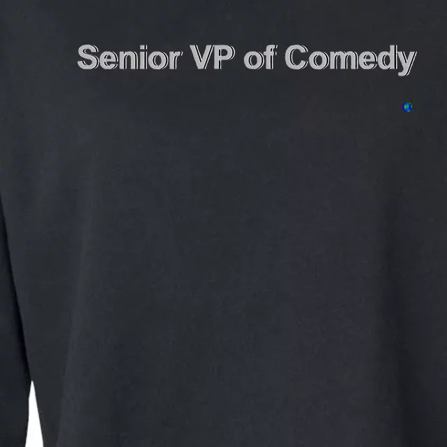 Senior Vp Of Comedy Cropped Pullover Crew