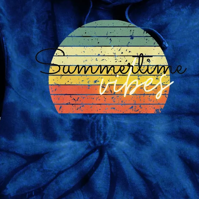 Summertime Vibes Premium Tie Dye Hoodie