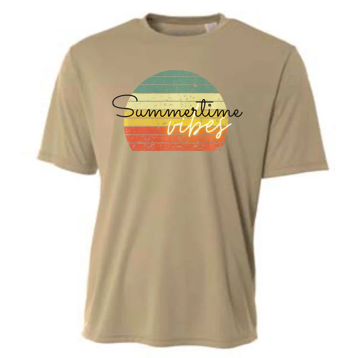 Summertime Vibes Premium Cooling Performance Crew T-Shirt