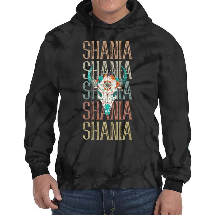 Shania Vintage Retro Tie Dye Hoodie