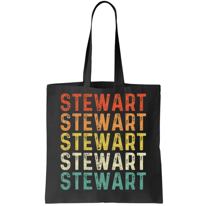 Stewart Vintage Retro Tote Bag