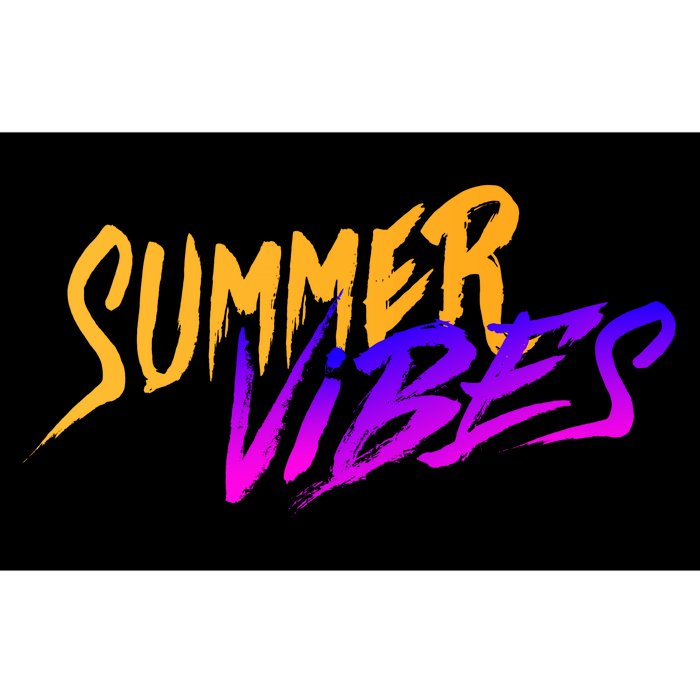 Summer Vibes Retro Bumper Sticker