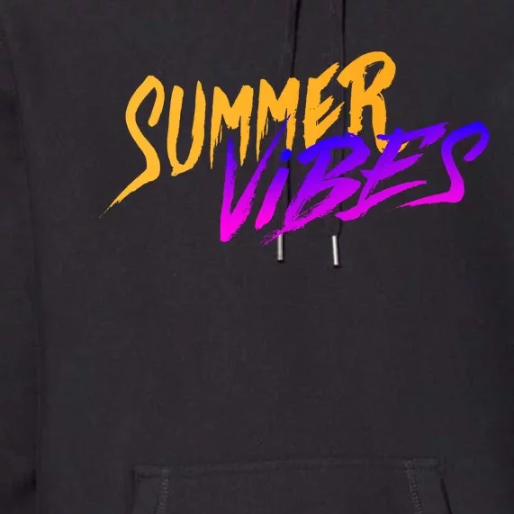 Summer Vibes Retro Premium Hoodie