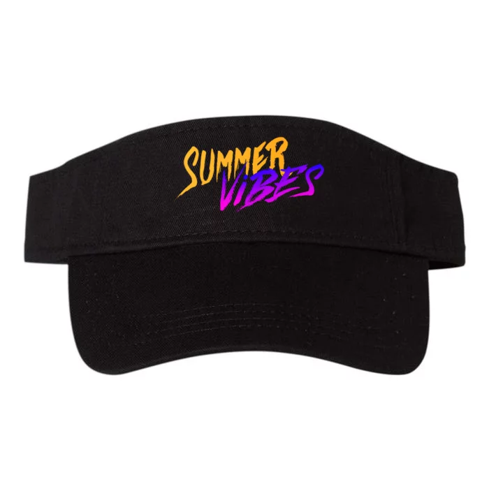 Summer Vibes Retro Valucap Bio-Washed Visor