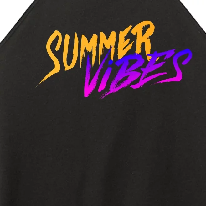 Summer Vibes Retro Women’s Perfect Tri Rocker Tank