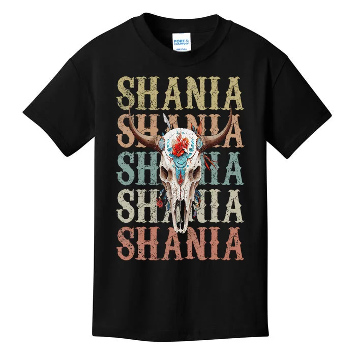 Shania Vintage Retro Kids T-Shirt