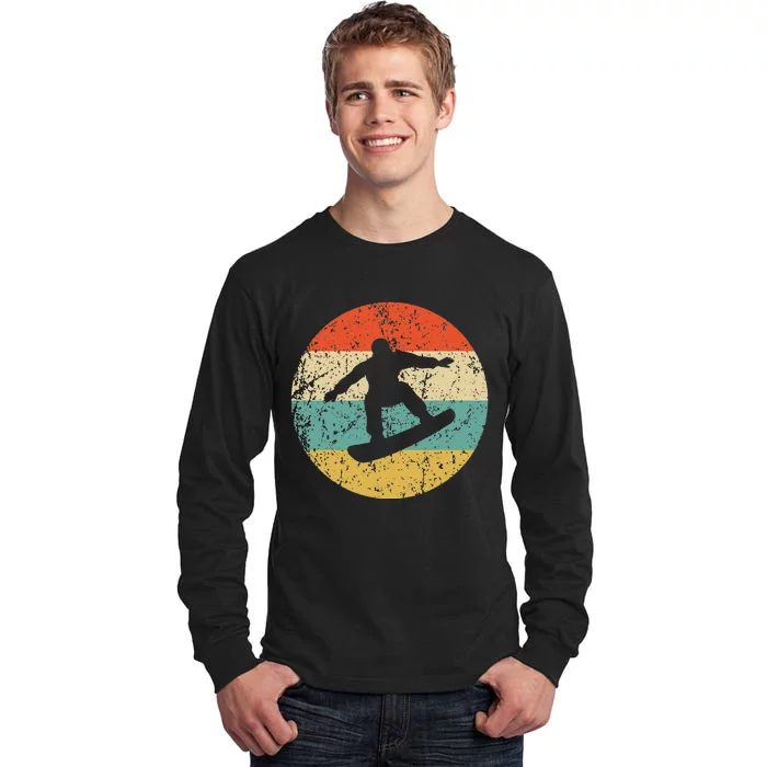 Snowboarding Vintage Retro Snowboarder Tall Long Sleeve T-Shirt