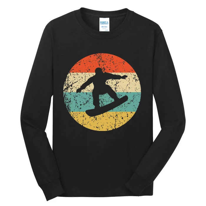 Snowboarding Vintage Retro Snowboarder Tall Long Sleeve T-Shirt