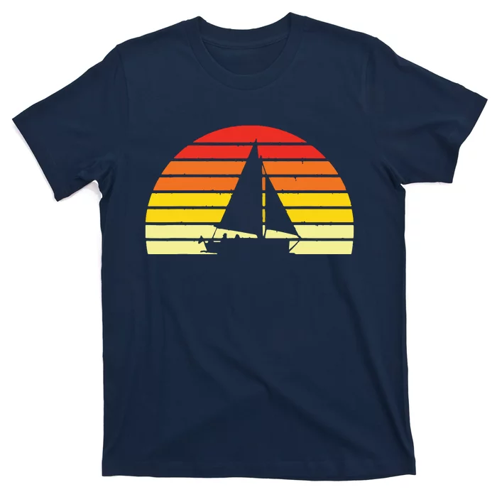 Sailing Vintage Retro Sailboat Boating Boat Sailor Gift T-Shirt