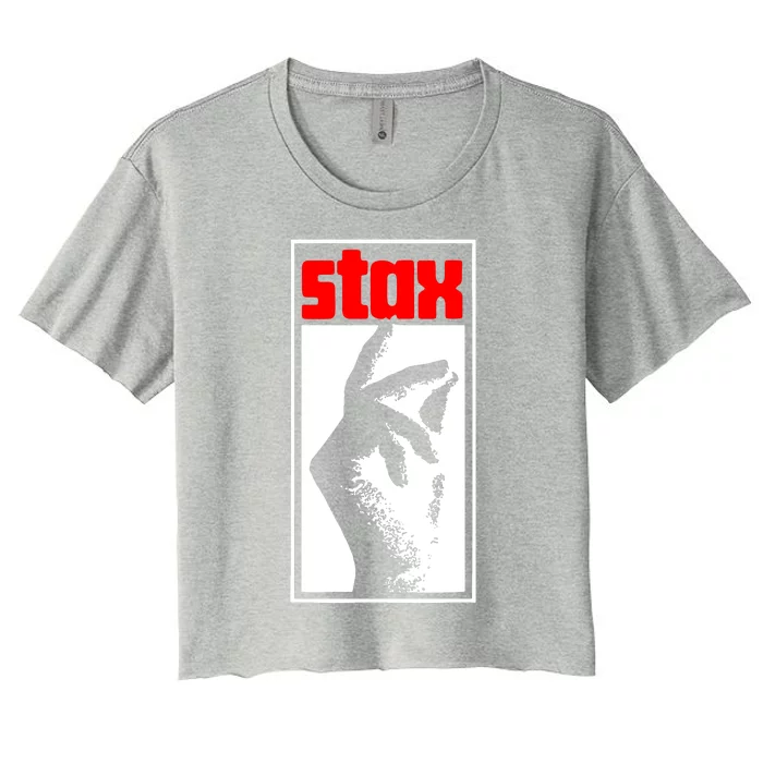 Stax Volt Records Women's Crop Top Tee