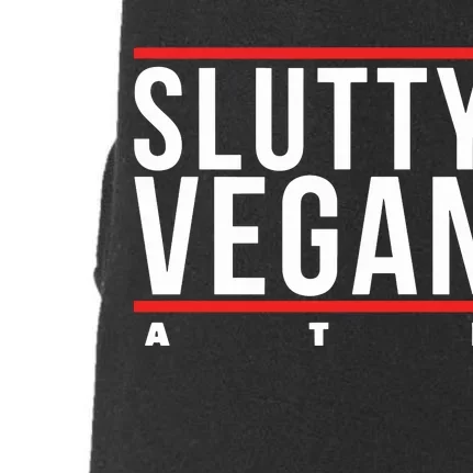 Slutty Vegan Run Slutty Doggie 3-End Fleece Hoodie