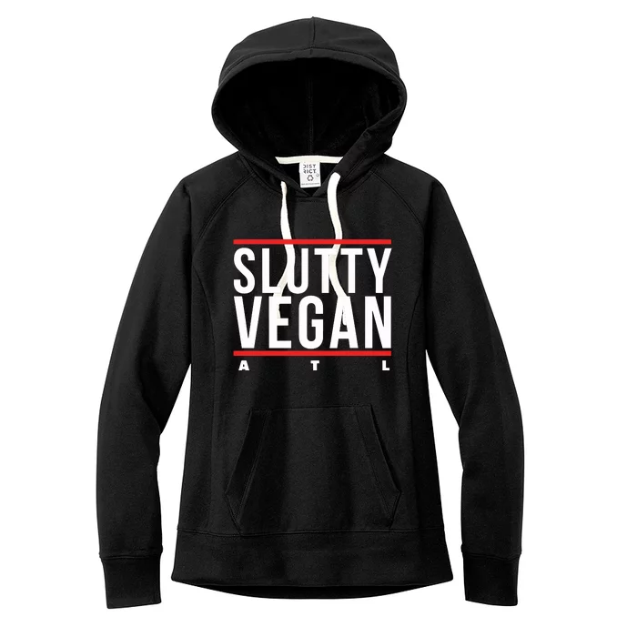 Slutty Vegan Run Slutty Women's Fleece Hoodie