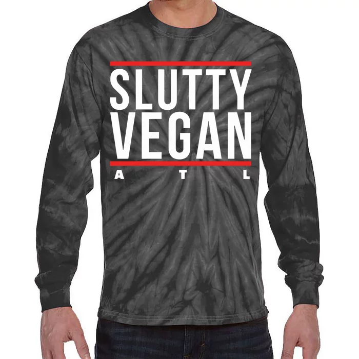 Slutty Vegan Run Slutty Tie-Dye Long Sleeve Shirt