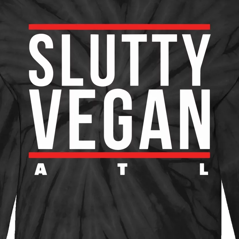 Slutty Vegan Run Slutty Tie-Dye Long Sleeve Shirt