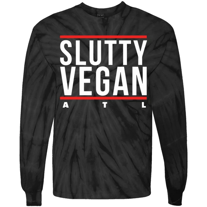 Slutty Vegan Run Slutty Tie-Dye Long Sleeve Shirt