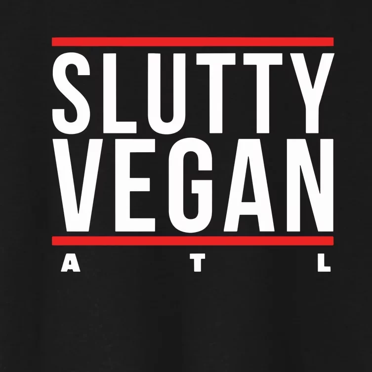 Slutty Vegan Run Slutty Women's Crop Top Tee