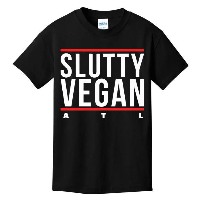 Slutty Vegan Run Slutty Kids T-Shirt