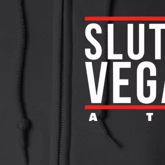 Slutty Vegan Run Slutty Full Zip Hoodie