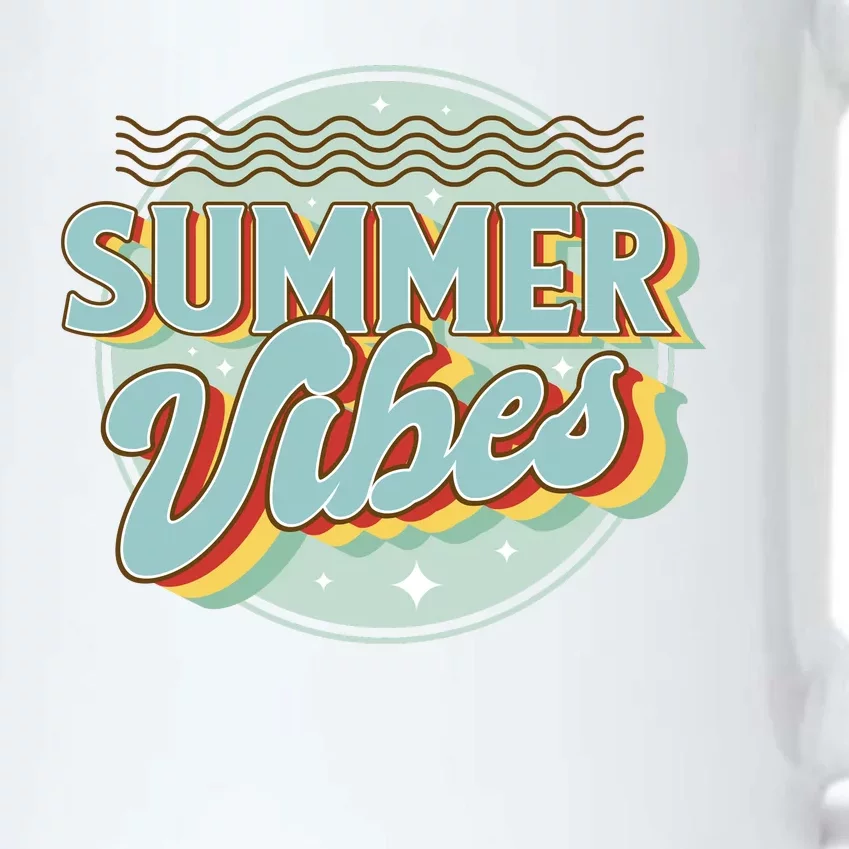 Summer Vibes Retro Cool Black Color Changing Mug