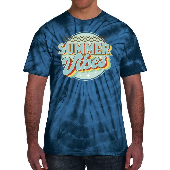 Summer Vibes Retro Cool Tie-Dye T-Shirt