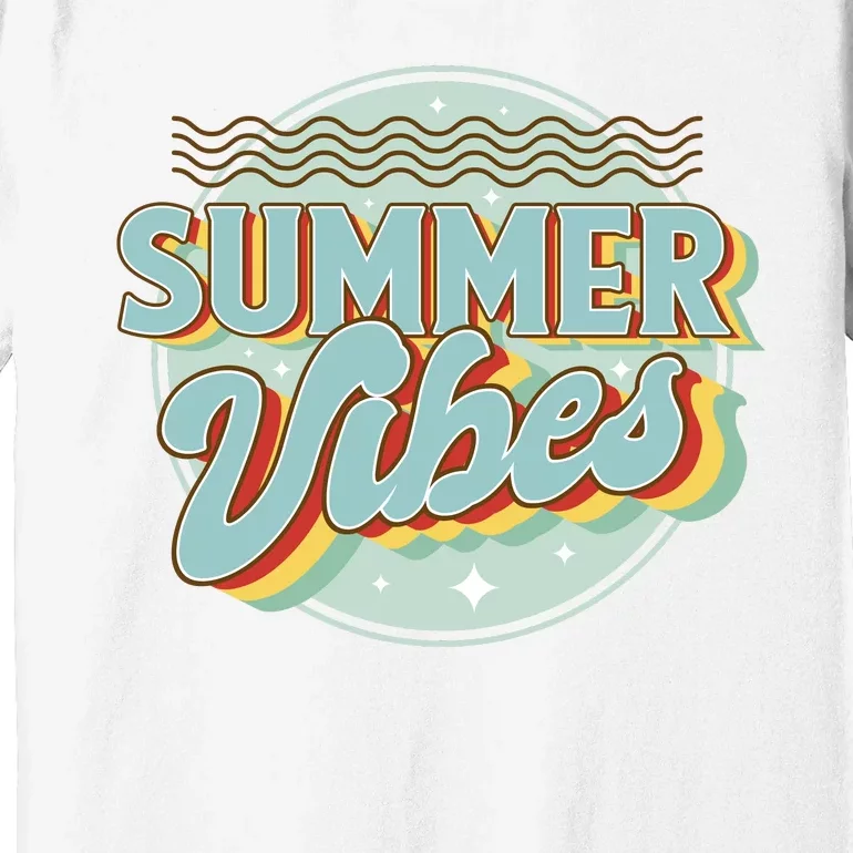 Summer Vibes Retro Cool Premium T-Shirt