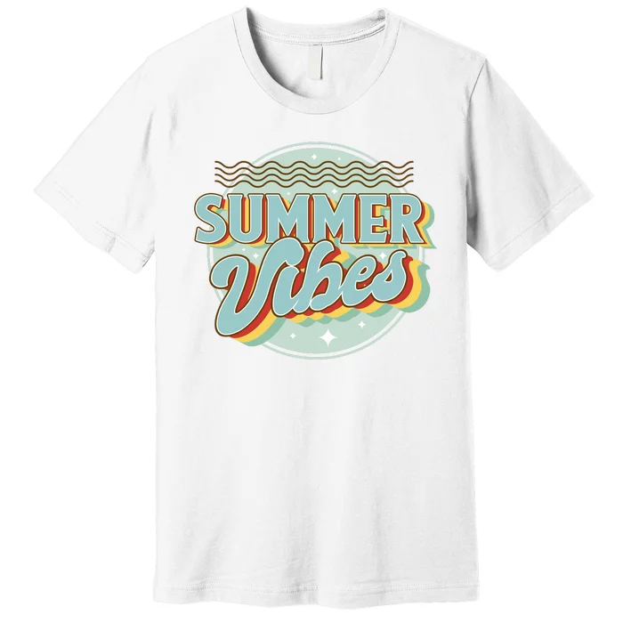 Summer Vibes Retro Cool Premium T-Shirt