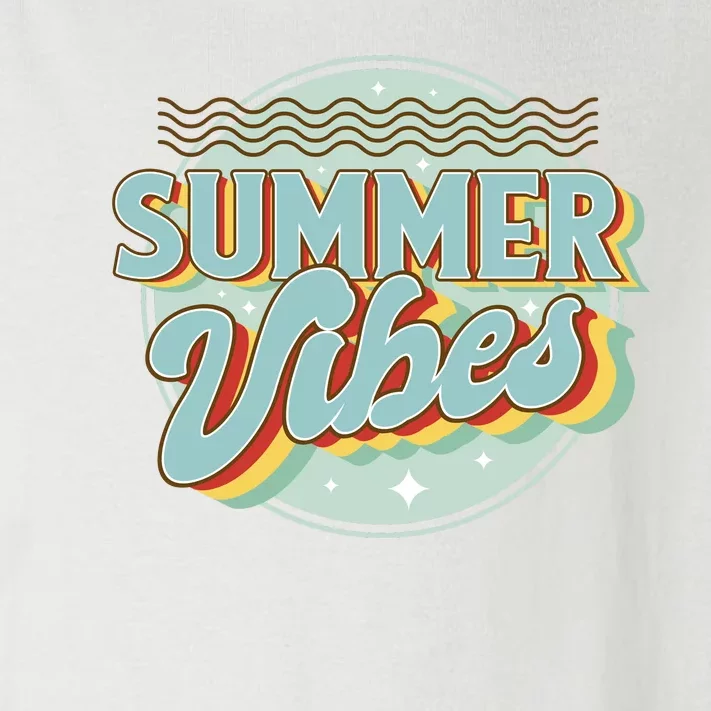 Summer Vibes Retro Cool Toddler Long Sleeve Shirt