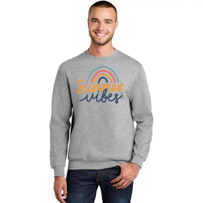 Summer Vibes Rainbow Cute Tall Sweatshirt