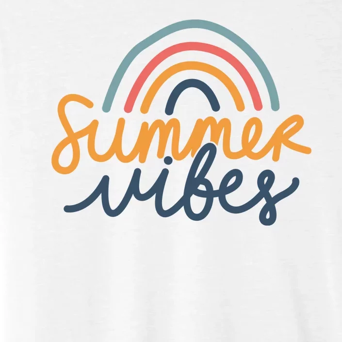 Summer Vibes Rainbow Cute ChromaSoft Performance T-Shirt