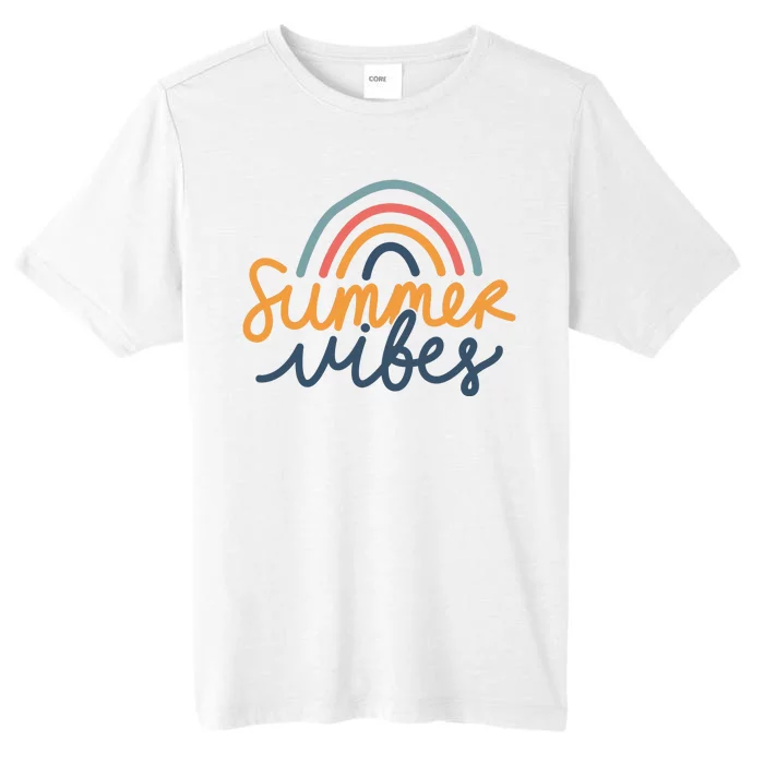 Summer Vibes Rainbow Cute ChromaSoft Performance T-Shirt