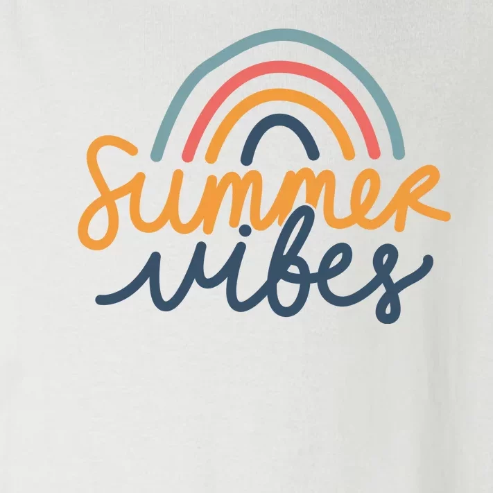 Summer Vibes Rainbow Cute Toddler Long Sleeve Shirt