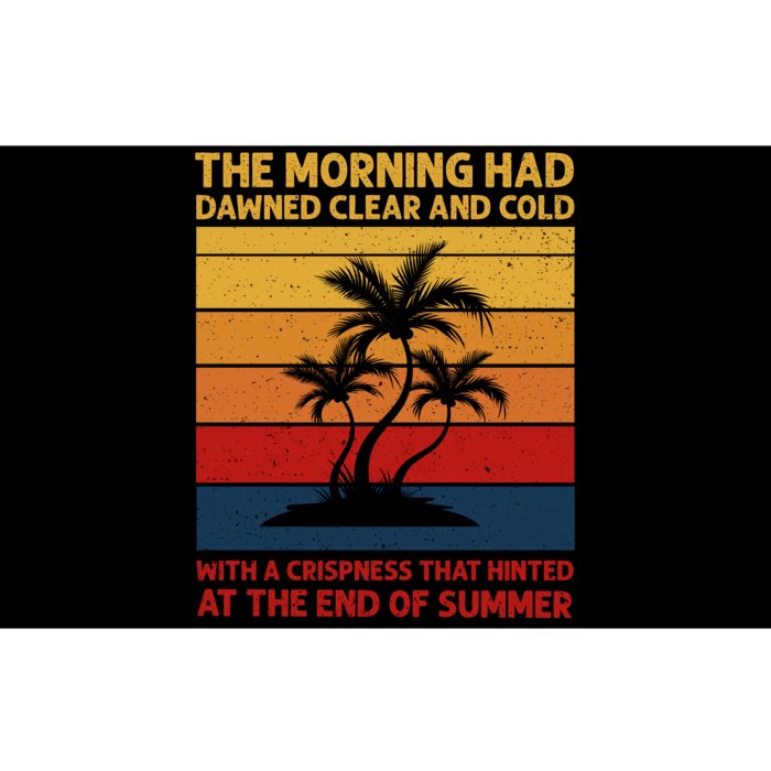 Summer Vacation Sunset Graphic Bumper Sticker