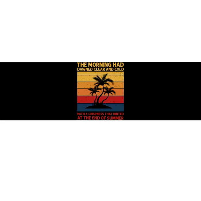 Summer Vacation Sunset Graphic Bumper Sticker